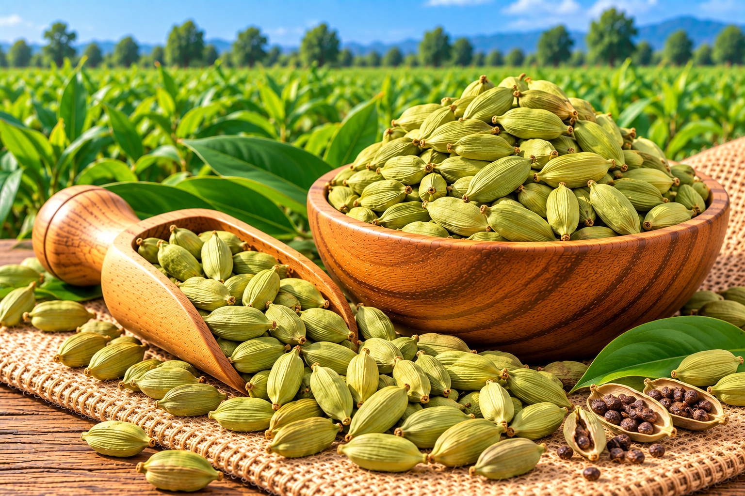 Cardamom supplied by Blue Leaf Shippers Private Limited