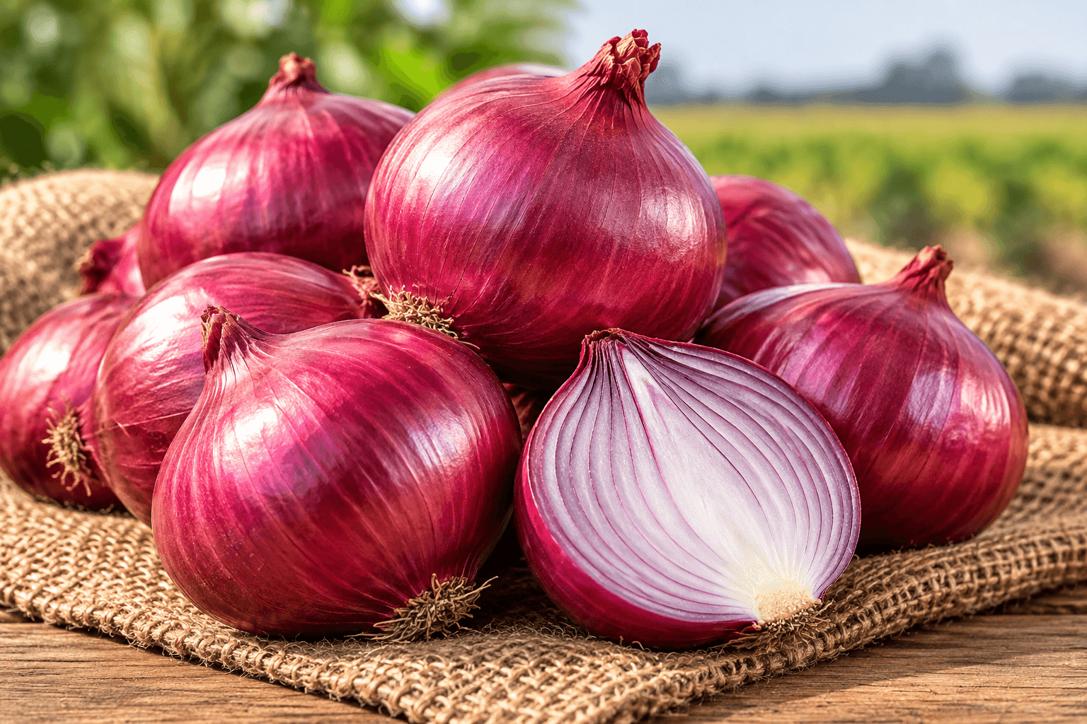 Fresh Onion supplied by Blue Leaf Shippers Private Limited